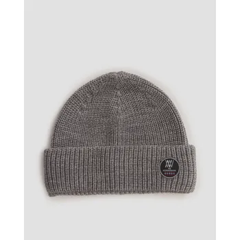 Čepice Šedá Unisex Vlněná čepice We Norwegians Kvitfjell 1712-80
