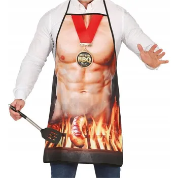 Kuchyňská zástěra Vtipná Pánská Zástěra Grill Master - Zástěra jako Dárek