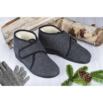 Pánské pantofle Wooline Pánské bačkory se suchým zipem 41