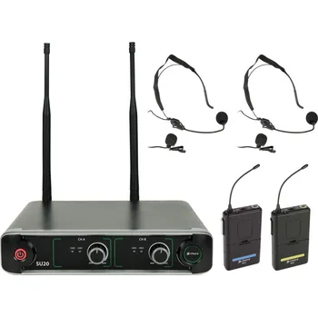 Mikrofon Chord NU2-N, 2-kanálový mikrofonní systém 864.8/863.1 MHz