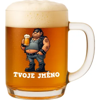 Sklenice Půllitr 0,5l - PŮLLITR STOJAN JAKOTYČ s vlastním jménem