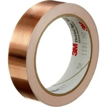Lepicí páska 3M 1181 měděná páska s vodivým lepidlem - 12mm x 16,5m