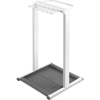 Stojan na deštník Stojan na deštníky kovový Maclean bílý