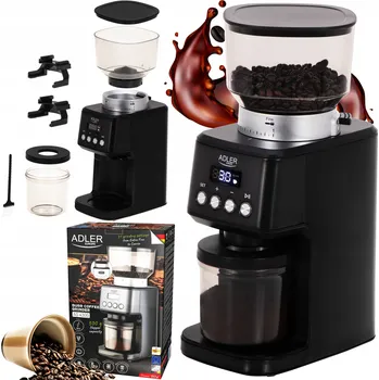 Příprava kávy Elektrický mlýnek Adler AD 4300 180 W černý