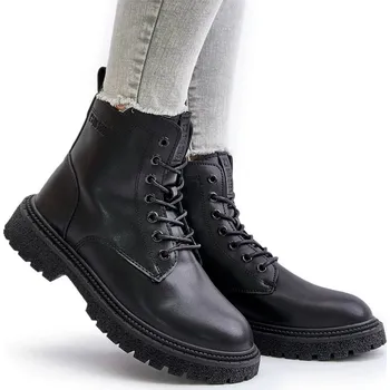 Dámská zimní obuv Dámské kotníkové boty podzimní zimní boty BIG STAR OO274A126 martensy zateplené 37