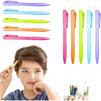 PROPISKA AUTOMATICKÁ MODRÁ PROPISKY ŠKOLNÍ KANCELÁŘSKÉ BAREVNÉ 5 KUSŮ