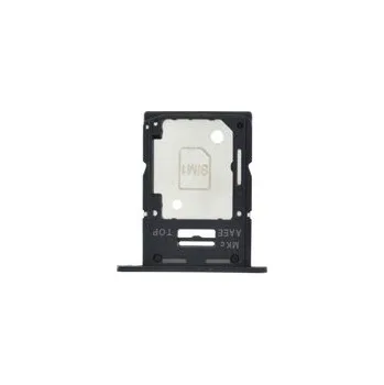 Náhradní díl pro mobilní telefon Samsung Galaxy A15 4G (A155) SIM tray černý, držák, šuplík GH98-48940E