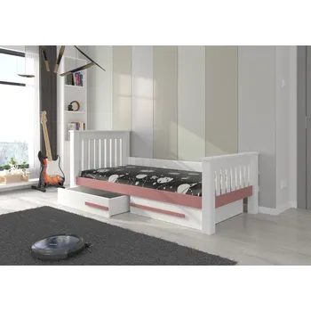 Postel ADRK Furniture Postel CARMEL 200x90 Barva: Bílá, Šířka: 95