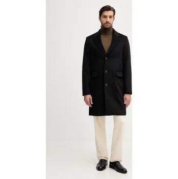 Dámský kabát Kabát Sisley černá barva, 2VLPSN041 99X, vel. 48