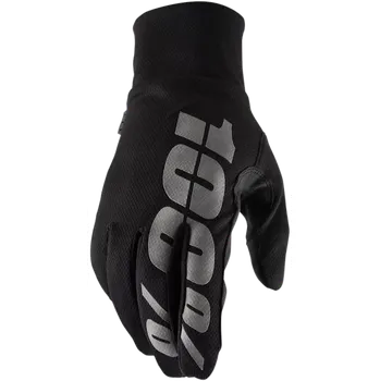 Moto rukavice a Motokrosové rukavice 100% BRISKER HYDROMATIC BLACK velikost XL (Rukavice pro BMX, MX, MTB)