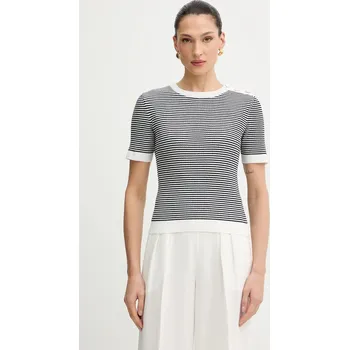 Dámská halenka Halenka Morgan dámská, tmavomodrá barva, MCAMELI 59X, vel. M