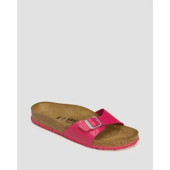 Dámské pantofle Růžové Dámské Pantofle Birkenstock Madrid Bf Narrow 1030872-patent-fuchsia-tulip