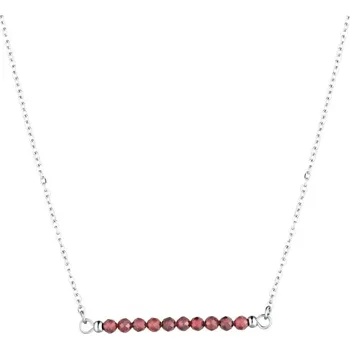 Náhrdelník Ocelový náhrdelník červený 42038.3