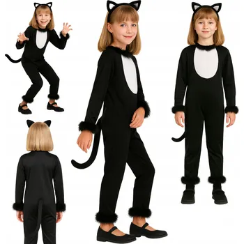 Karnevalový kostým Kostým Kočka GoDan vel. 130-140