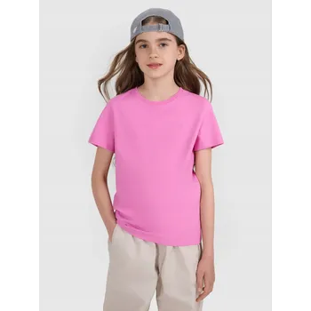Dívčí oblečení 4F dětské tričko růžové bavlna velikost 164