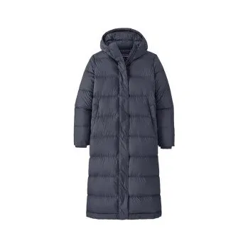 Patagonia Silent Down Long Parka Women Sunken Blue modrá L