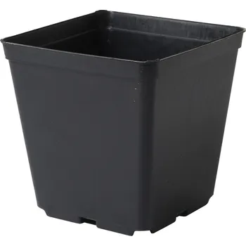Květináč Černý plast Květináč 9 cm x 9 x 10 cm
