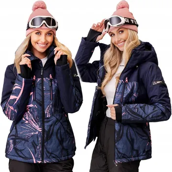 ZIMNÍ LYŽAŘSKÁ BUNDA NA SVAH TEPLÁ DÁMSKÁ 3 BARVY BUNDY L