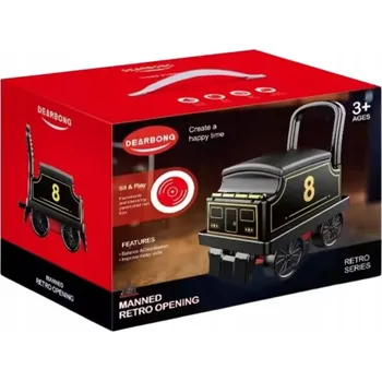 Odrážedlo Vagon Lokomotiva Retro Vozík Chodítko Odrážedlo Zvukové Efekty