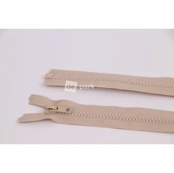 Zip Zip YKK - 50cm - dělitelný - bílá káva - 710