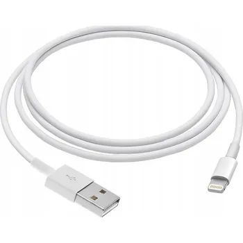 Datový kabel Kabel Begli USB - Apple Lightning 1 m bílý