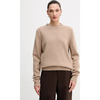 Dámský svetr Vlněný svetr La Mania MELLOW béžová 80X, vel. 34/36