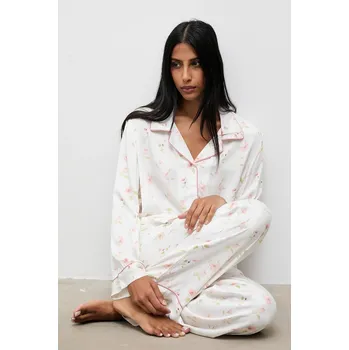 Dámské pyžamo Pyžamo Answear.LAB dámské, béžová barva paj5.cjk 01X, vel. L