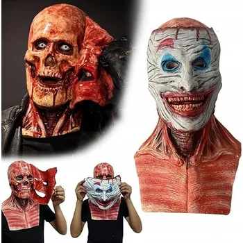 Karnevalová maska Latexová maska na obličej - klaun