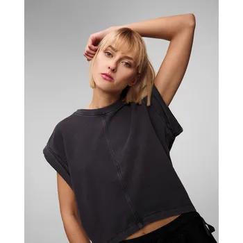 Dámské tričko Tmavě šedé Dámské Tílko Deha D02800-10009