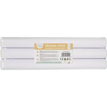 Balící papír eliNeli Kreslící papír v roli 5 m x 38 cm - balení 3 ks