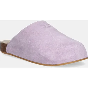 Dámské pantofle Semišové pantofle adidas Originals Adimule JP8732 fialová 40X, EUR 39