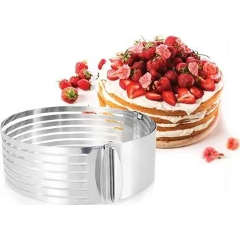 Forma na pečení 6vrstvý Kráječ na Dort Nastavitelná Kulatá Forma na Dorty