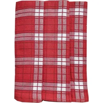 Utěrka Kuchyňské utěrky EGYPTSKÁ BAVLNA 86, červené káro, 3 kusy, 50x70cm