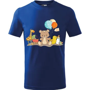 Chlapecké tričko Medvídek s kamarády Barva: Zelená, Velikost dětská: 122/ 6 let