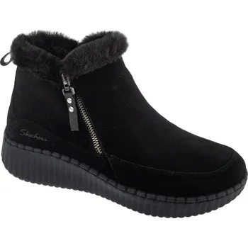 Dámská zimní obuv Dámská kotníková zimní obuv Skechers Wilshire Blvd - Fresh Zip 168108-BBK Velikost: 39