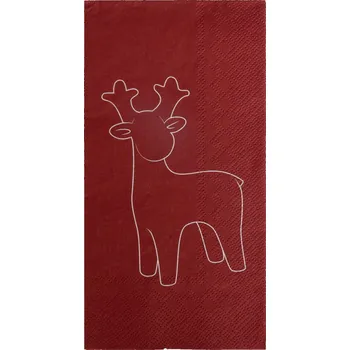 Papírový ubrousek Storefactory Papírové ubrousky Sten Red – 16 ks