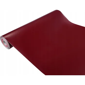 Tapeta Dekorativní Fólie Samolepicí Nábytková dýha BORDÓ MATNÁ 45x50 cm DIY