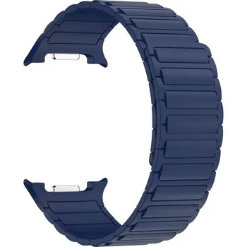 Příslušenství k chytrým hodinkám eses Silikonový magnetický řemínek pro Samsung Galaxy Watch 8 - Modrý