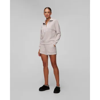 Dámské oblečení Šedé Dámské Teplákové šortky Varley Atrium High Rise Short 4.5 Var01759-vapourblue