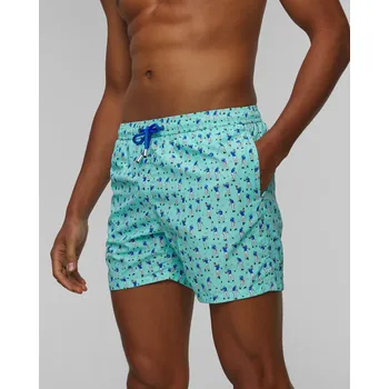 Pánské plavky Pánské Modré Koupací šortky Mc2 Saint Barth Lighting Micro Fantasy Lig0003-05130h