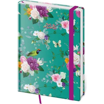 Diář Helma365 Vario s gumičkou A5 denní 2026