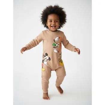 Chlapecké spodní prádlo Sinsay - Sada 2 overalů Mickey Mouse - hnědá - 446DG-88X - 446DG-88X-80