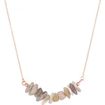 Náhrdelník s kamenem labradorit 42037.3 ocel