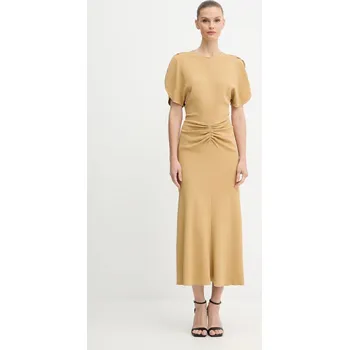 Dámské šaty Šaty Victoria Beckham 1425WDR005227C béžová 01A, vel. 36