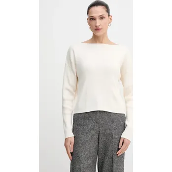 Dámský svetr Svetr z vlněné směsi Sisley dámský, béžová barva, 1KHTL106J 01X, vel. XS