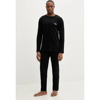 Dámské pyžamo Bavlněné pyžamo Fila FPW1231 černá 99X, vel. L