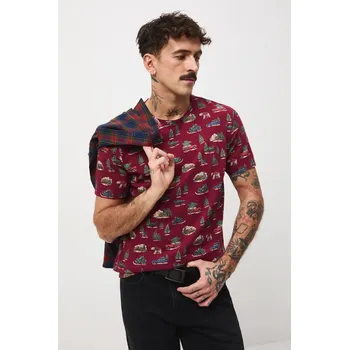 Pánské tričko Bavlněné tričko Medicine RW25-TSMA31 červená 33X, vel. L