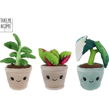 plyšák Take Me Home rostliny pokojové plyšové 16-24cm, 3druhy, 0m+