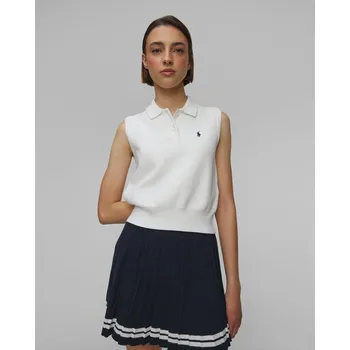 Dámské tričko Bílá Dámská Polokošile Z úpletu Polo Ralph Lauren 211970666-100