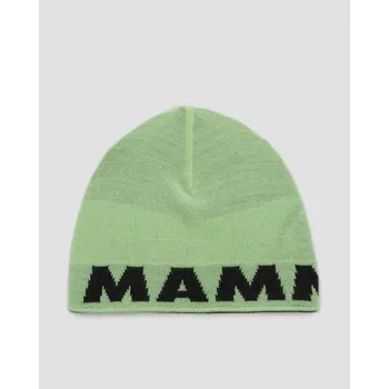 Čepice Oboustranná čepice Mammut Logo Beanie V Limetkovém Barevném Odstínu 119104891-1285
